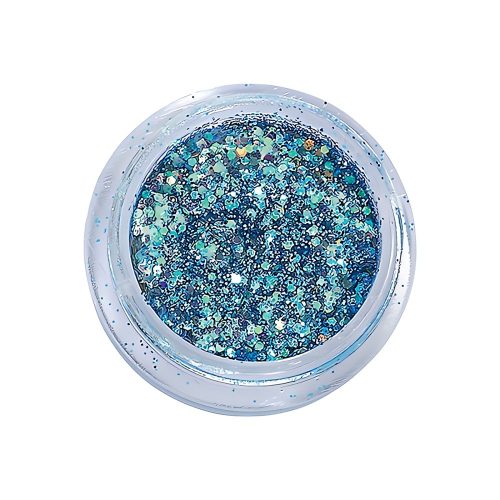 Aqua-sävyinen UV-geeliglitter tuo kynsiin kirkasta säihkettä ja kestävää kauneutta!