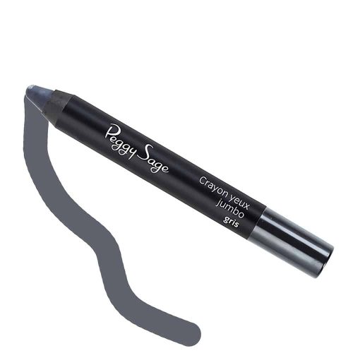 Luo moderni ja kestävä silmämeikki hetkessä Peggy Sage Jumbo Eyeliner -rajauskynällä. Viileän harmaa sävy rajaa tai varjostaa luomia vaivattomasti. 1