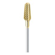Monikäyttöinen titaanipinnoitettu poranterä (M) geeli- ja akryylikynsien muotoiluun. Vähentää kuumenemista ja nopeuttaa työtä. Halkaisija 6mm. Ref 143201.